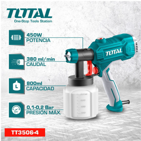 Pistola eléctrica para pintar 450W